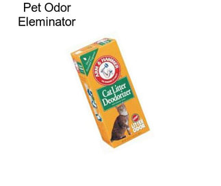 Pet Odor Eleminator