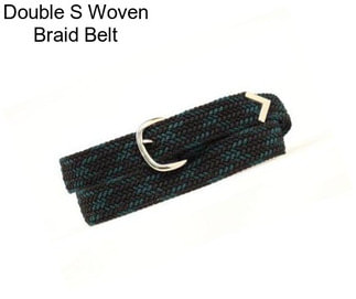 Double S Woven Braid Belt