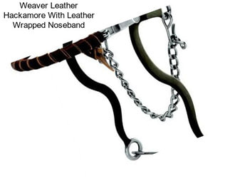 Weaver Leather Hackamore With Leather Wrapped Noseband