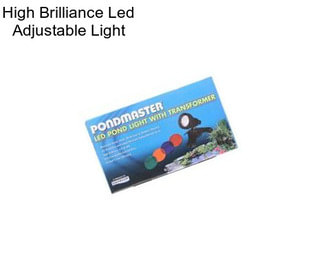 High Brilliance Led Adjustable Light