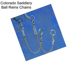 Colorado Saddlery Ball Reins Chains