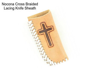 Nocona Cross Braided Lacing Knife Sheath