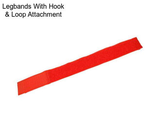 Legbands With Hook & Loop Attachment