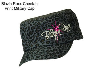 Blazin Roxx Cheetah Print Military Cap