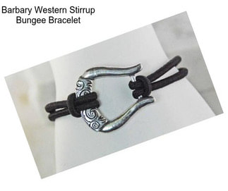 Barbary Western Stirrup Bungee Bracelet