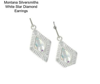 Montana Silversmiths White Star Diamond Earrings