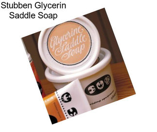 Stubben Glycerin Saddle Soap