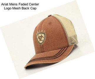 Ariat Mens Faded Center Logo Mesh Back Cap