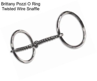 Brittany Pozzi O Ring Twisted Wire Snaffle