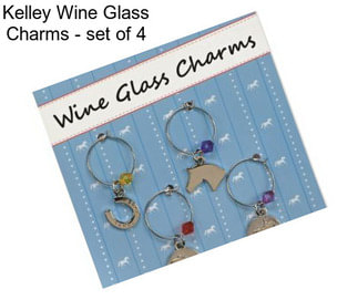 Kelley Wine Glass Charms - set of 4