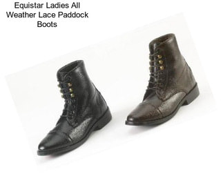 Equistar Ladies All Weather Lace Paddock Boots