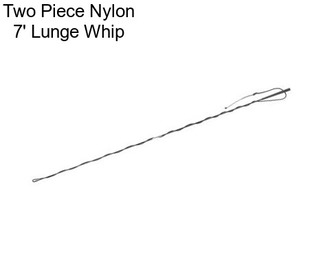 Two Piece Nylon 7\' Lunge Whip