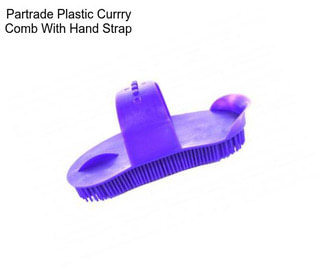 Partrade Plastic Currry Comb With Hand Strap