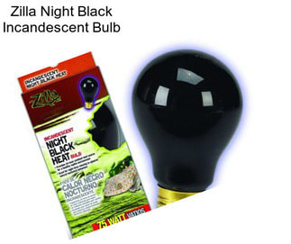 Zilla Night Black Incandescent Bulb