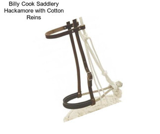 Billy Cook Saddlery Hackamore with Cotton Reins