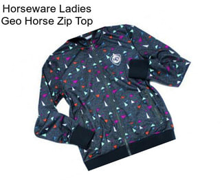 Horseware Ladies Geo Horse Zip Top