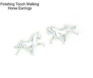 Finishing Touch Walking Horse Earrings
