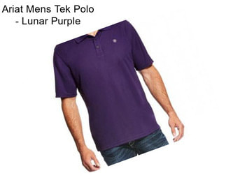 Ariat Mens Tek Polo - Lunar Purple