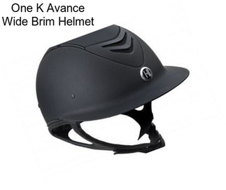 One K Avance Wide Brim Helmet