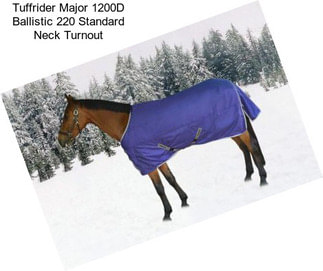 Tuffrider Major 1200D Ballistic 220 Standard Neck Turnout