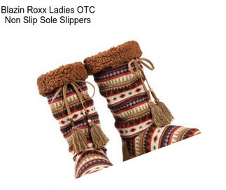 Blazin Roxx Ladies OTC Non Slip Sole Slippers