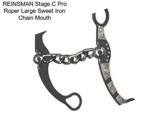 REINSMAN Stage C Pro Roper Large Sweet Iron Chain Mouth