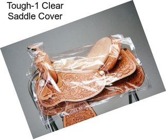 Tough-1 Clear Saddle Cover