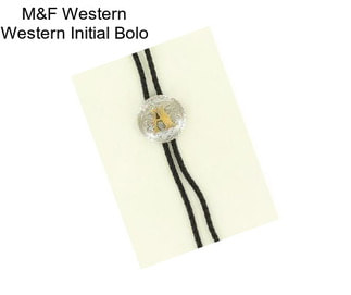 M&F Western Western Initial Bolo
