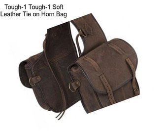 Tough-1 Tough-1 Soft Leather Tie on Horn Bag