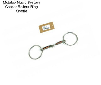 Metalab Magic System Copper Rollers Ring Snaffle