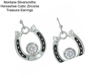 Montana Silversmiths Horseshoe Cubic Zirconia Treasure Earrings