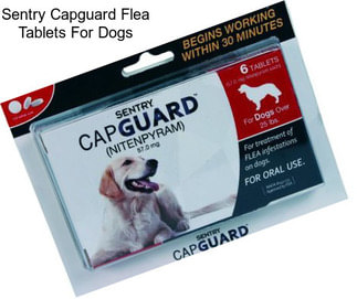 Sentry Capguard Flea Tablets For Dogs