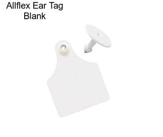 Allflex Ear Tag Blank