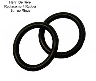 Henri De Rivel Replacement Rubber Stirrup Rings