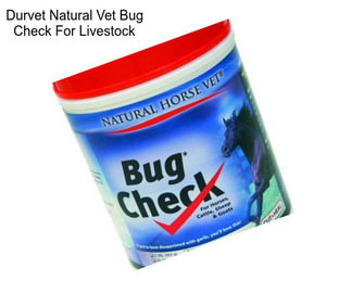 Durvet Natural Vet Bug Check For Livestock