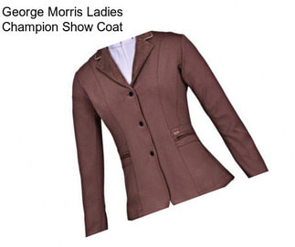 George Morris Ladies Champion Show Coat