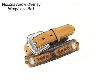 Nocona Arrow Overlay Wrap/Lace Belt