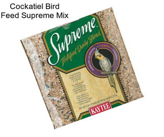 Cockatiel Bird Feed Supreme Mix