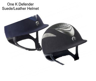 One K Defender Suede/Leather Helmet