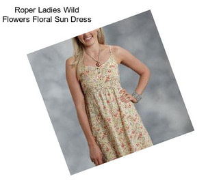 Roper Ladies Wild Flowers Floral Sun Dress