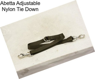 Abetta Adjustable Nylon Tie Down