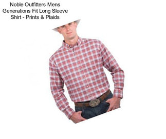 Noble Outfitters Mens Generations Fit Long Sleeve Shirt - Prints & Plaids