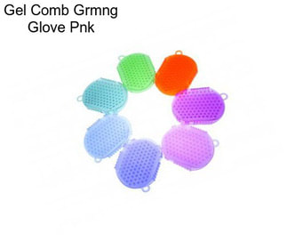 Gel Comb Grmng Glove Pnk