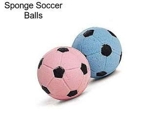 Sponge Soccer Balls