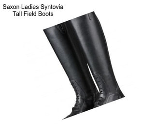 Saxon Ladies Syntovia Tall Field Boots