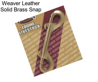 Weaver Leather Solid Brass Snap