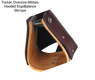 Tucker Oversize Military Hooded ErgoBalance Stirrups