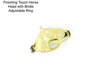 Finishing Touch Horse Head with Bridle Adjustable Ring