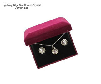 Lightning Ridge Star Concho Crystal Jewelry Set