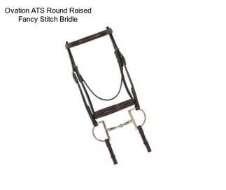 Ovation ATS Round Raised Fancy Stitch Bridle